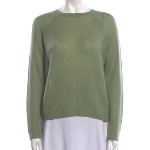 Vince Bateau Neckline Mohair Wool Sweater | Sage Green | Size S